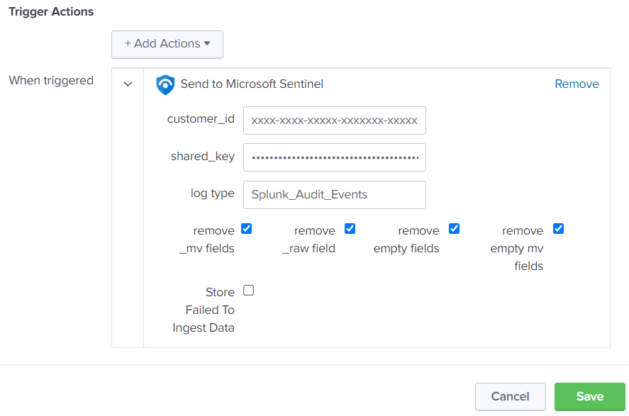 Microsoft sentinel add on for splunk splunkbase