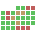 Calendar heat map app icon